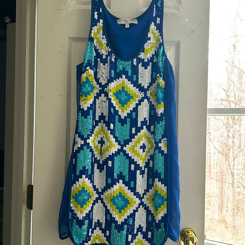 Trina Turk Glitterati Dress excellent condition. Size 6